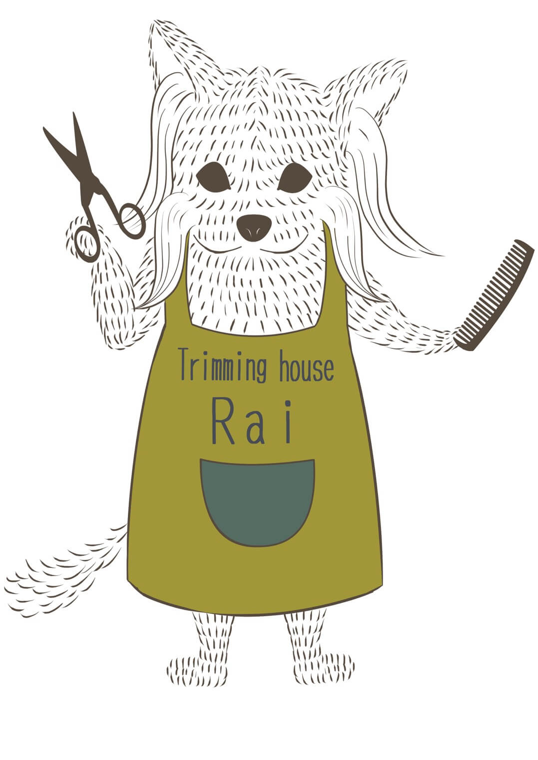 Trimming house Raiのマスコットキャラクター